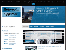Tablet Screenshot of motorpoint-lippstadt.de